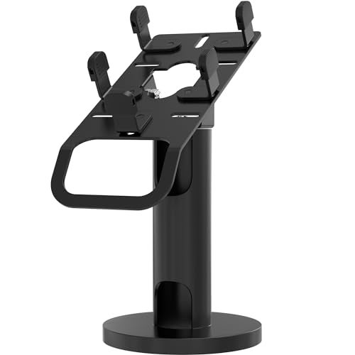 CTA Digital CTA Universal Credit Card Reader Stand - Universal Rotating Card Reader Terminal Stand for Verifone, Ingenico & Pax POS Stations - Bolt Down or Adhesive Anti-Theft Security - Easy Install - Image 2
