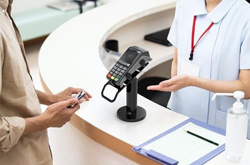 CTA Digital CTA Universal Credit Card Reader Stand - Universal Rotating Card Reader Terminal Stand for Verifone, Ingenico & Pax POS Stations - Bolt Down or Adhesive Anti-Theft Security - Easy Install - Image 3