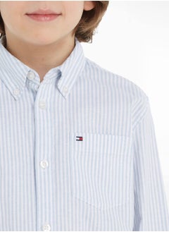 Boys' Essential Ithaca Stripe Archive Casual Shirt, Blue - pzsku/ZD75BDB3AD231D08097C0Z/45/_/1723737303/82248be9-be77-4728-8e50-b7654034f5e5