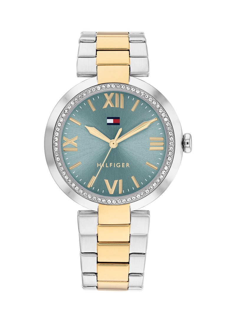 TOMMY HILFIGER ساعة يد نسائية من الستانلس ستيل بعقارب دائرية الشكل 1782680 - 34 ملم - Image 2