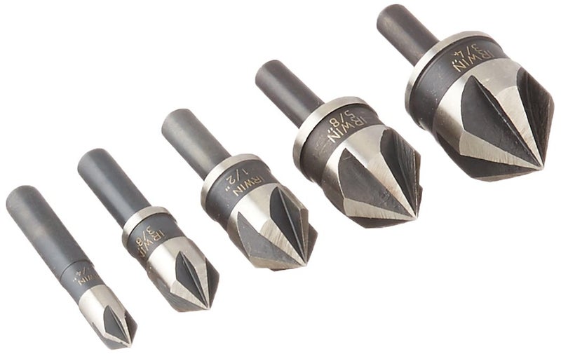 IRWIN IRWIN Tools 1877791 Black Oxide Countersink Drill Bit, 5-Piece Set - Image 1
