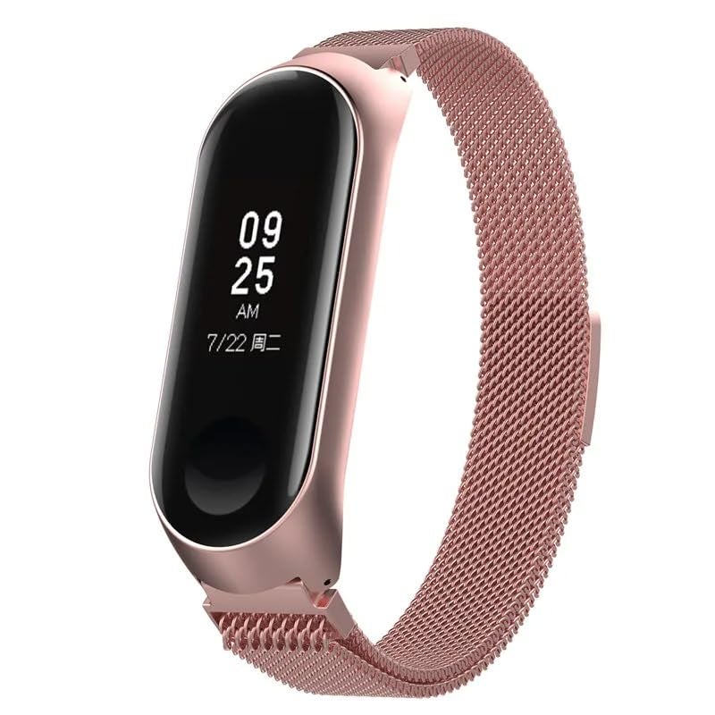 eWINNER Milanese Magnetic Stainless Steel Replacement Bands for Xiaomi Mi Band 6/5/4/3 Smartwatch - Image 2