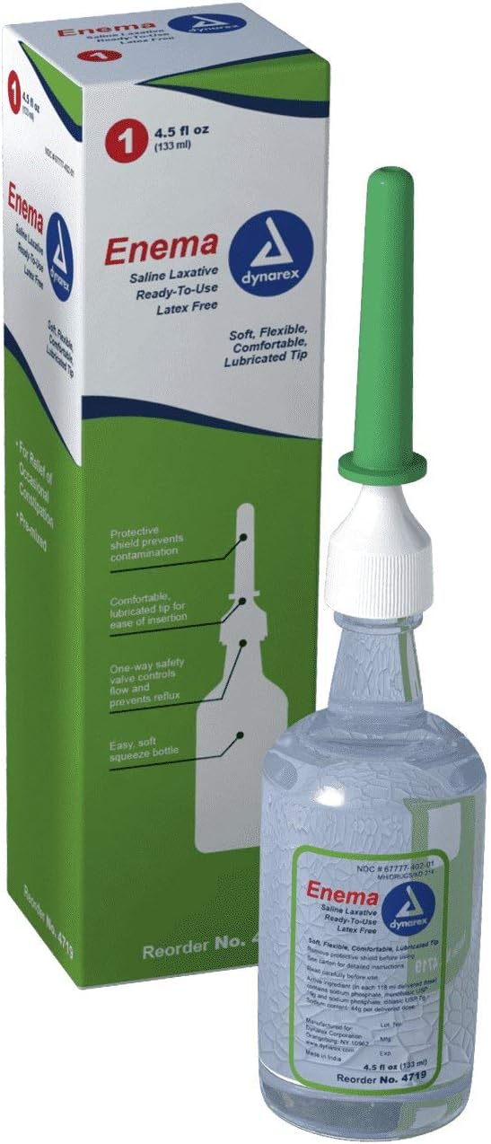 Enema Saline Laxative 45 oz 1 Unit