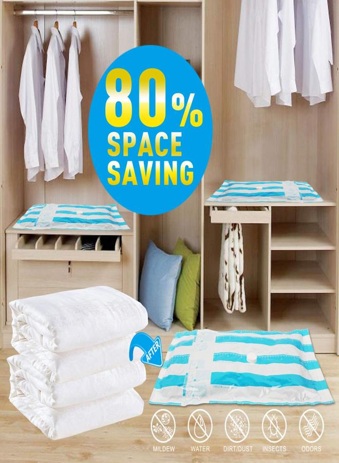 Clothes and Blanket Vacuum Storage Bag - 4-Piece Set - Space Saver and Dust Proof - 80*110 cm - by KataKeet  - Image 2