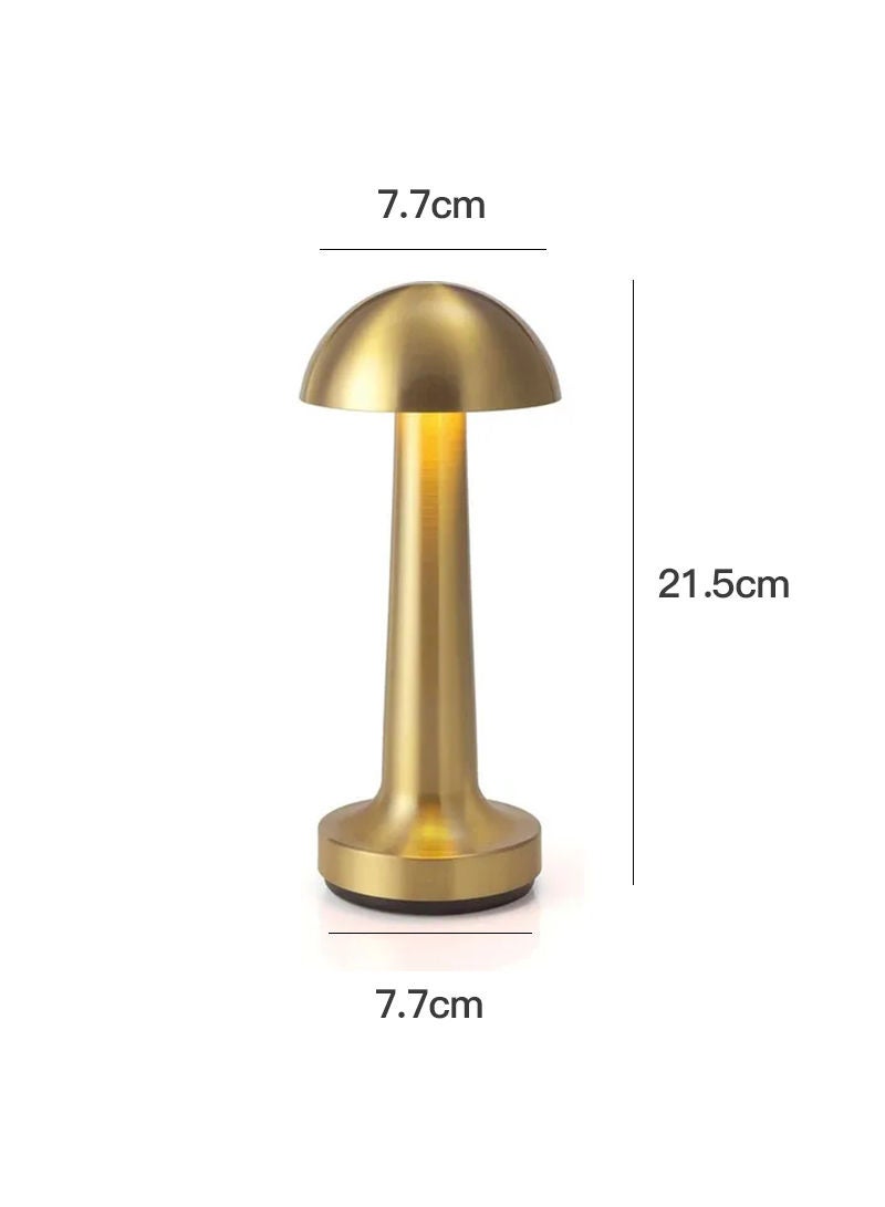 Sharpdo Led Retro Charging Bar Table Lamp Barbell Metal Wire Free Touch Dimming Table Lamp Coffee Shop Bedside Lamp - Image 2