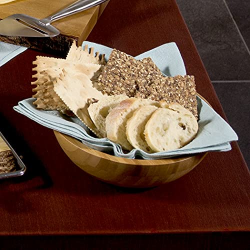 Lipper International Bamboo Wood Salad Bowl, Small, 7" Diameter x 2.25" Height, Single Bowl - Image 5