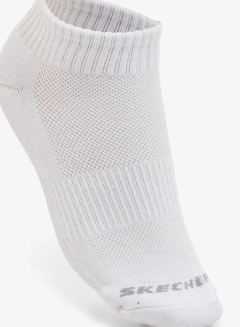 SKECHERS  3 Pack Half Terry Quarter Crew Socks  | Best Price UAE