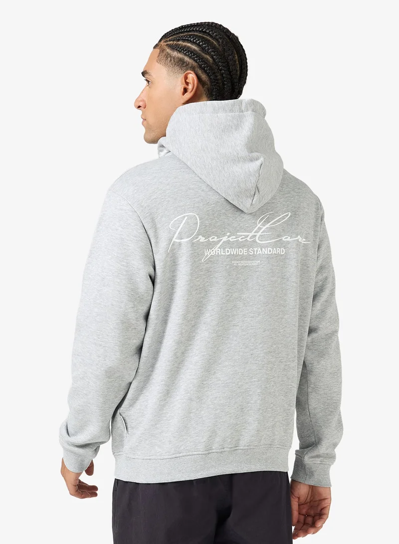 JACK & JONES JCOCOVER GRAPHIC HOOD