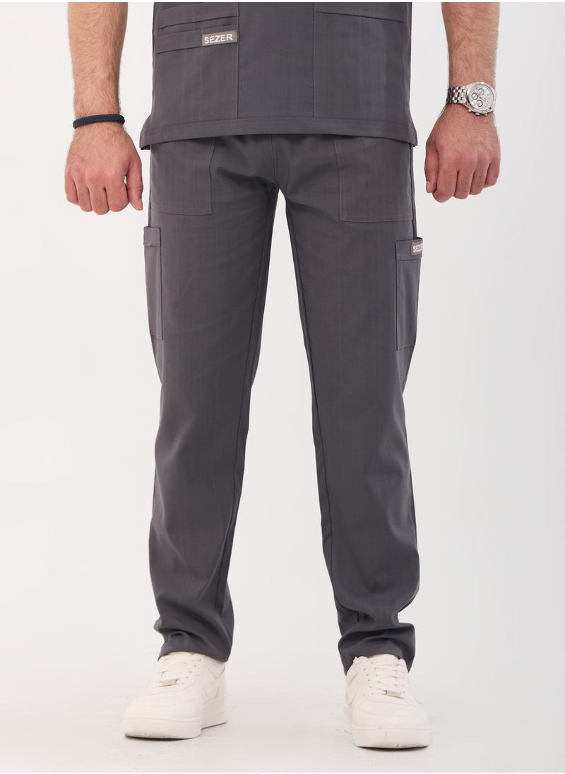 Caesar Medical Scrub for Men – comfort and durability with a modern and elegant design inGRAY
