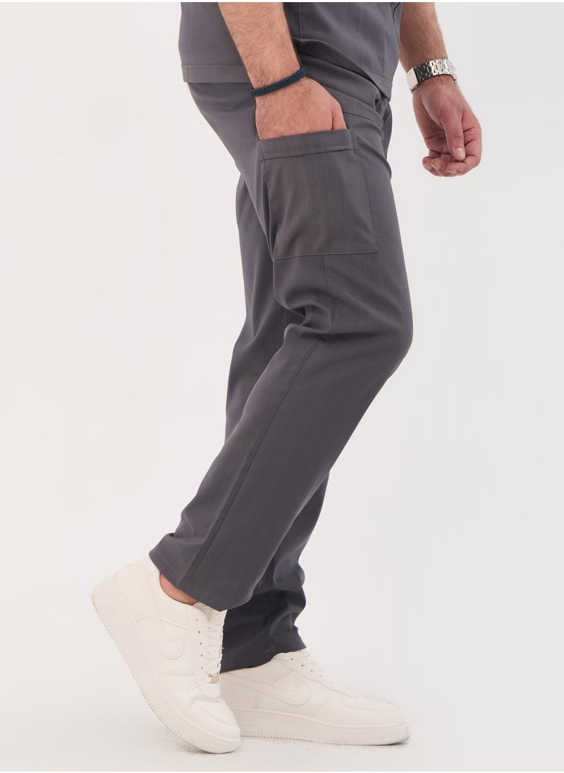 Caesar Medical Scrub for Men – comfort and durability with a modern and elegant design inGRAY