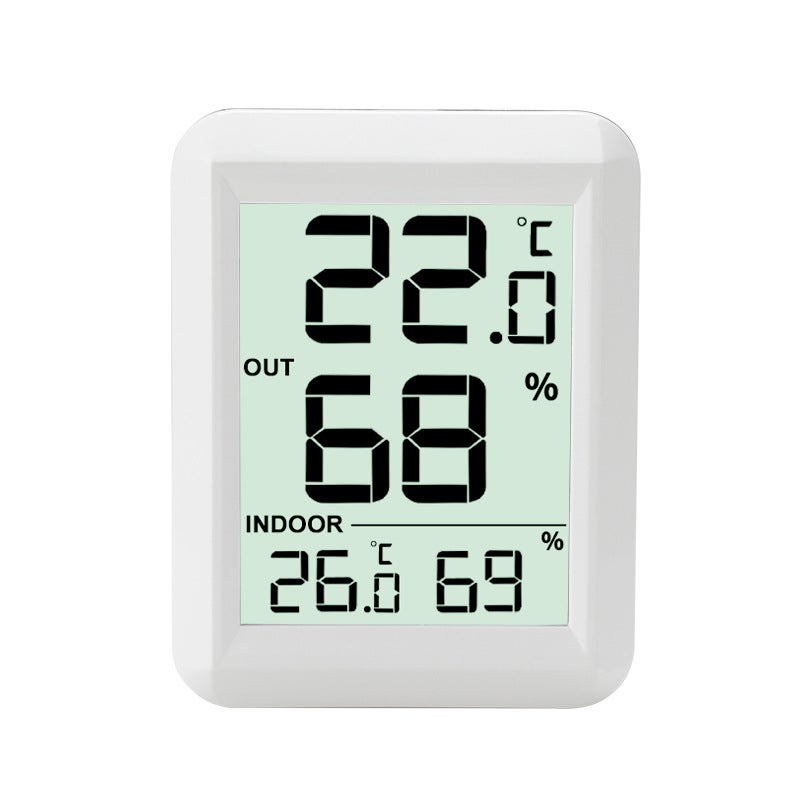 Wireless Indoor and Outdoor Thermometer Hygrometer, Home Baby Room Wall-Mountable and Desktop Temperature and Humidity Monitor, Digital Electronic Thermometer - Image 4