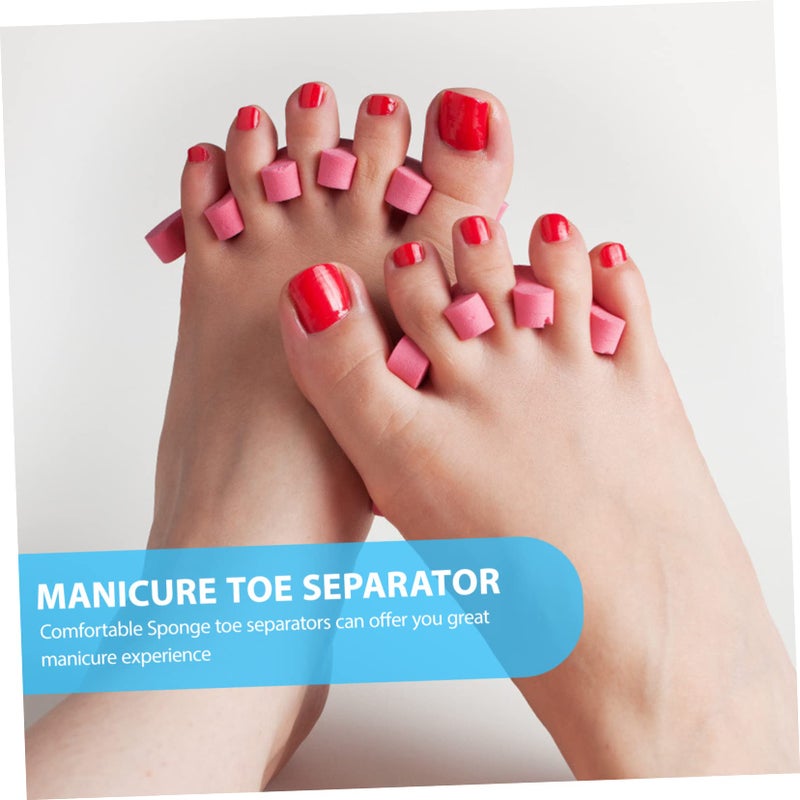 10 Pairs Soft Sponge Toe Separators for Pedicure and Nail Art Random Color - Image 5