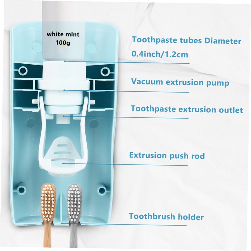 Wall Mount Toothpaste Squeezer Dispenser For Kids No Spill Easy Clean Eco Friendly Material - Image 4