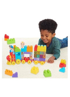 Just Play CoComelon Stacking Train Building Block Set – 40 Pieces with JJ & TomTom Figures – Educational Color & Number Recognition,musical Toy set for Toddlers