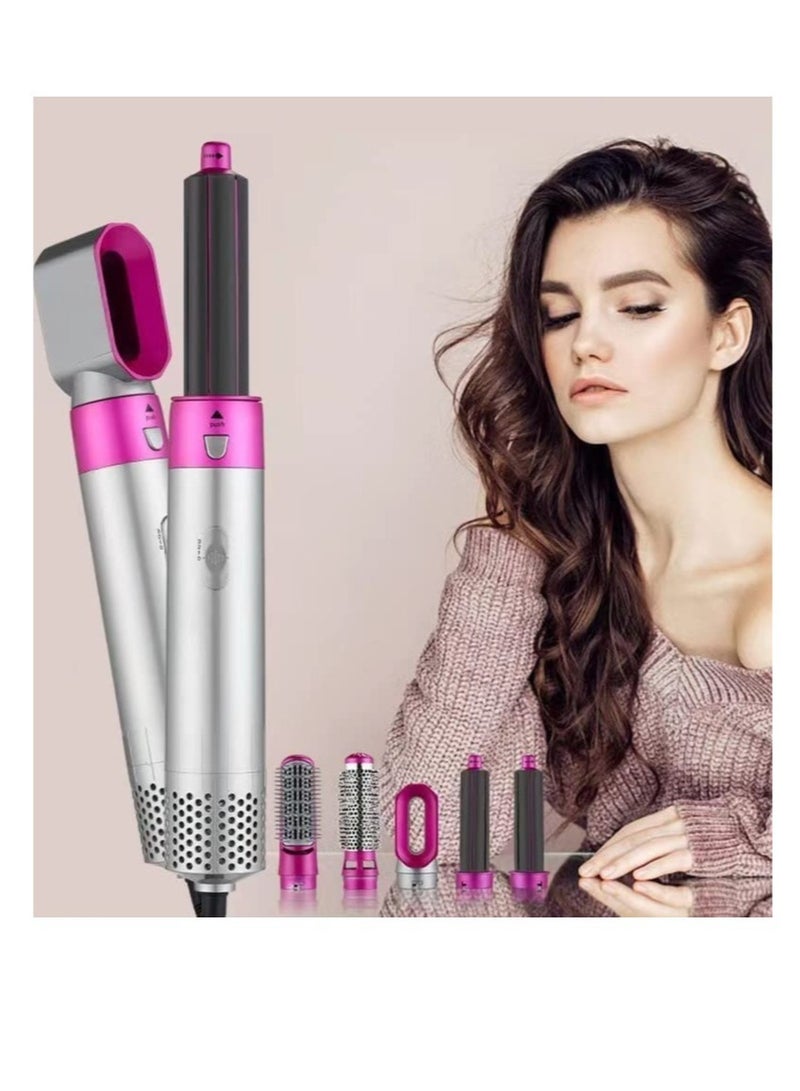 Hair Dryer Brush 5 In 1 Hair Blower Brush Hot Air Styler Comb One Step Hairdryer Electric Blowing Hair Dryer Auto Curling Iron - Image 4
