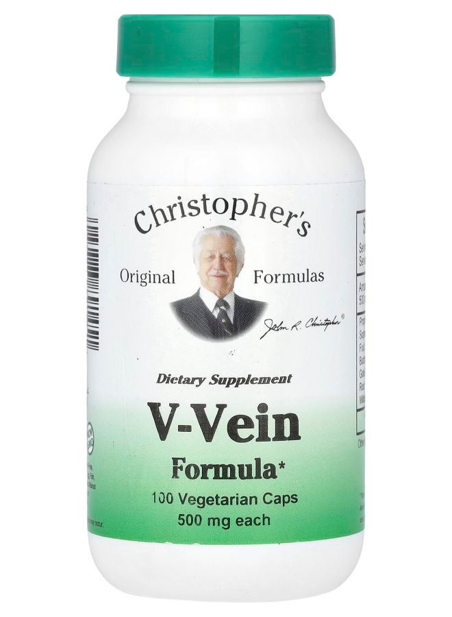 V-Vein Formula 1000 mg 100 Vegetarian Caps (500 mg per Capsule)