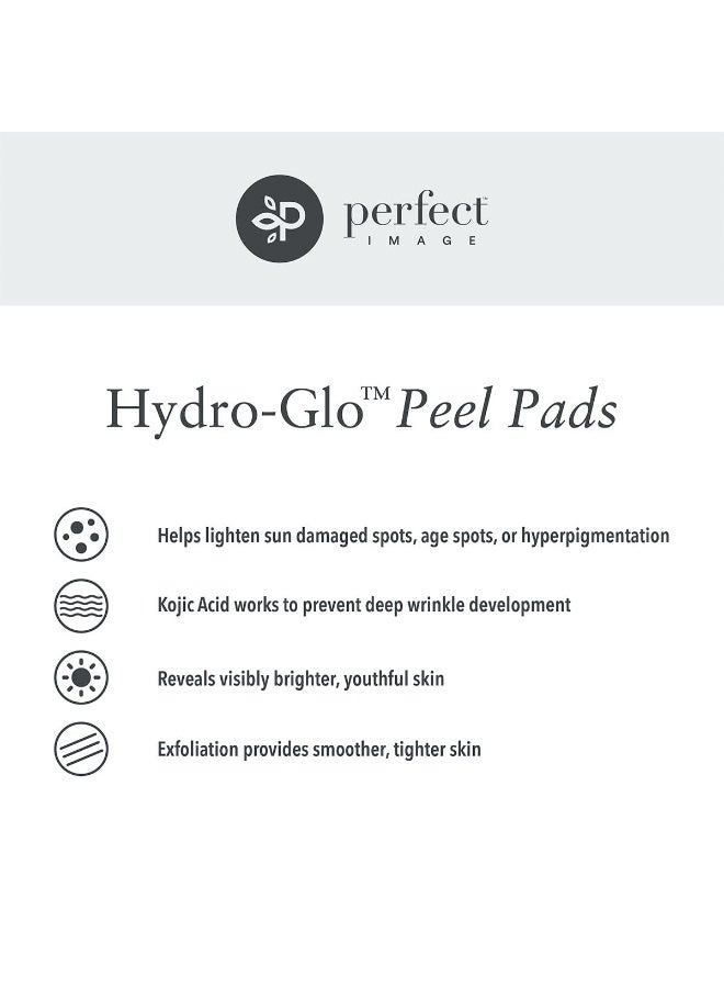 PERFECT IMAGE وسادات هيدروغلو للتقشير معززة بمستخلصات كوجيك ومانديليك وغلوتاثيون وعشبة العرقسوس والبابايا والأناناس وبييربيري 40 قوة - Image 3