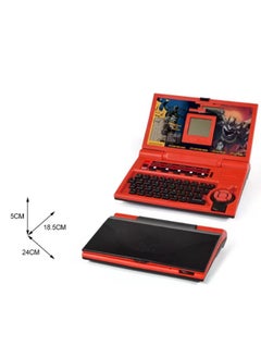Generic Red Children'S Early Education Laptop Educational Learning Computer Toy, Children'S Educational Interactive Computer With Keyboard And Mouse  - Image 2