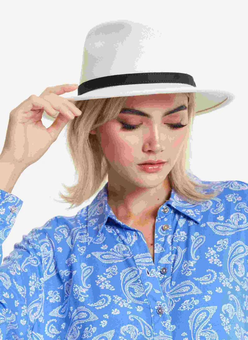 Liquorish Blue Paisley Shirt Dress