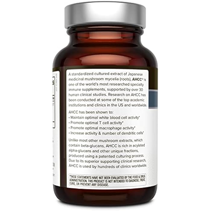 Quality of Life Kinoko Platinum AHCC 750 mg and Oligonol Lychee Extract - for Immune Support, Healthy Aging - Image 4