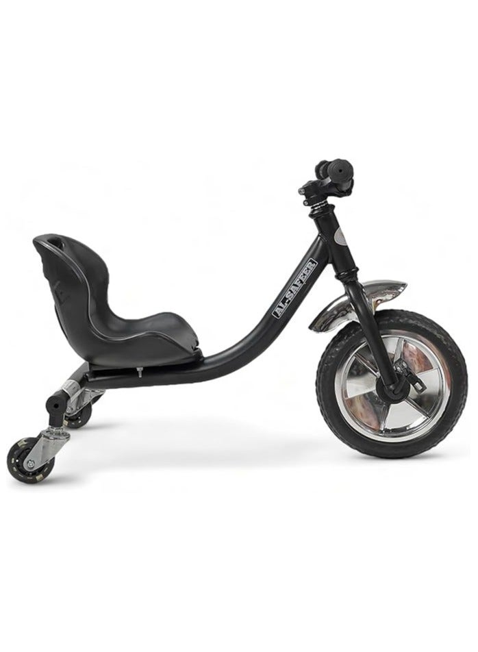 AL BADER Tricycle For Toddlers, Kids Trike For 3-6 Years, Three Wheel Bike With Big Seat, Kids Balance Bicycle With Lighted Scooter Wheels, Black - Image 2