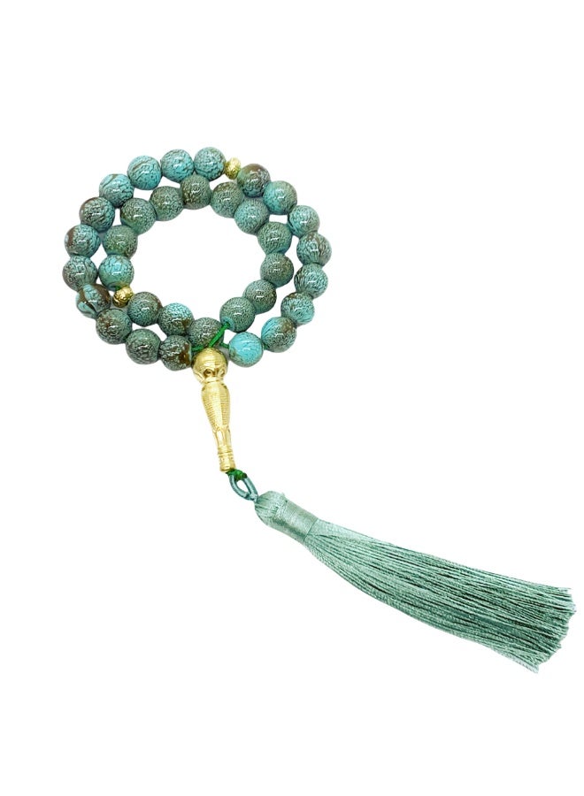 Tasbih 33 Prayer Beads 10mm Muslim Islamic Tassels Exquisite Handmade - Image 2
