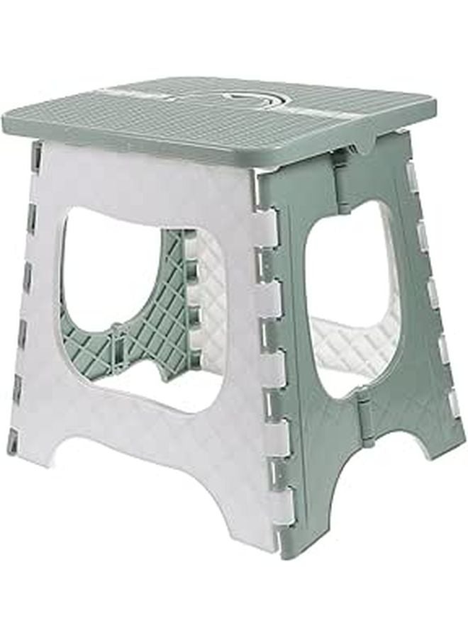 Foldable Portable Plastic Stool Lightweight Non Slip for Kitchen Outdoor and Camping - Image 1