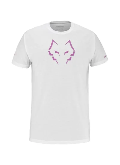 Babolat Babolat Padel Cotton Tee J. Lebron-6Ms25442-1000, Color - White, (French Brand)