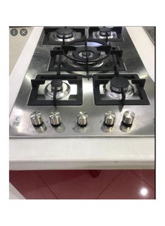 kitchen Line Stove 90 cm 5 burners Italian gas heavy iron safety valve  - Image 4