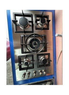 kitchen Line Stove 90 cm 5 burners Italian gas heavy iron safety valve  - Image 5