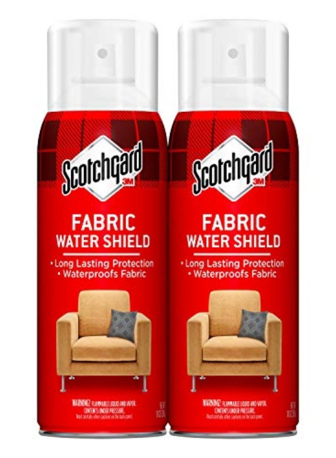 Scotchgard Fabric Water Shield Water Repellent Spray for Spring and Summer Clothing and Household Upholstery Items LongLasting Protection for Seasonal Fabric Two 10 Oz Cans Pack of 2 - Image 1