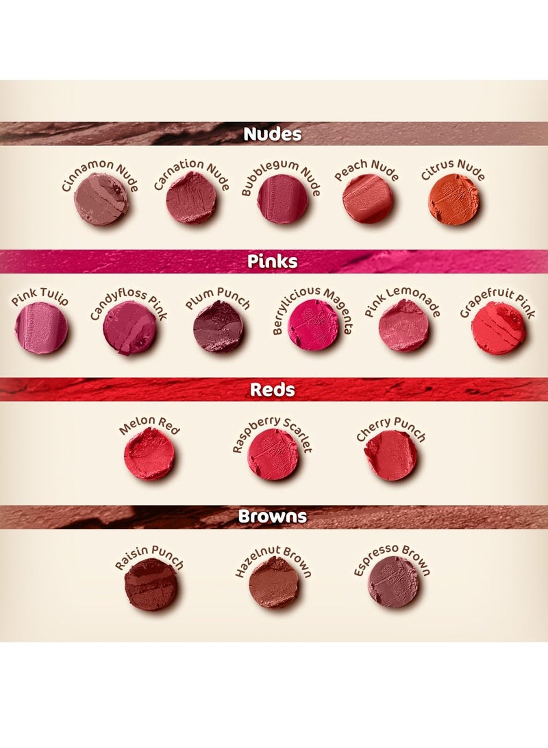 ماما إيرث أحمر شفاه مويستشر مطفي يدوم طويلاً من ماما إيرث يدوم لمدة 12 ساعة 11 تشيري بانش 2 جي - Image 3