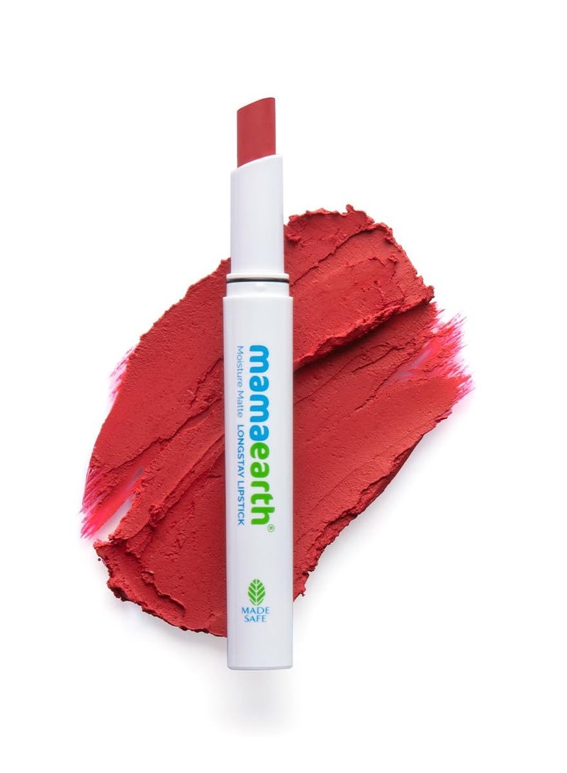 ماما إيرث أحمر شفاه مويستشر مطفي يدوم طويلاً من ماما إيرث يدوم لمدة 12 ساعة 11 تشيري بانش 2 جي - Image 1