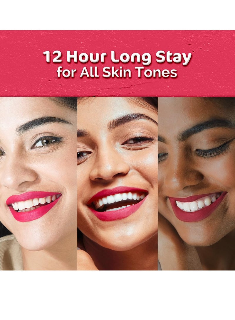 ماما إيرث أحمر شفاه مويستشر مطفي يدوم طويلاً من ماما إيرث يدوم لمدة 12 ساعة 11 تشيري بانش 2 جي - Image 4