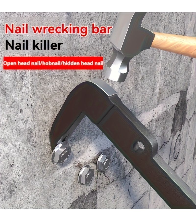 Double Head Nail Remover Width Heavy Duty Metal Manual Tool For Automotive And Floor Installation - Image 5