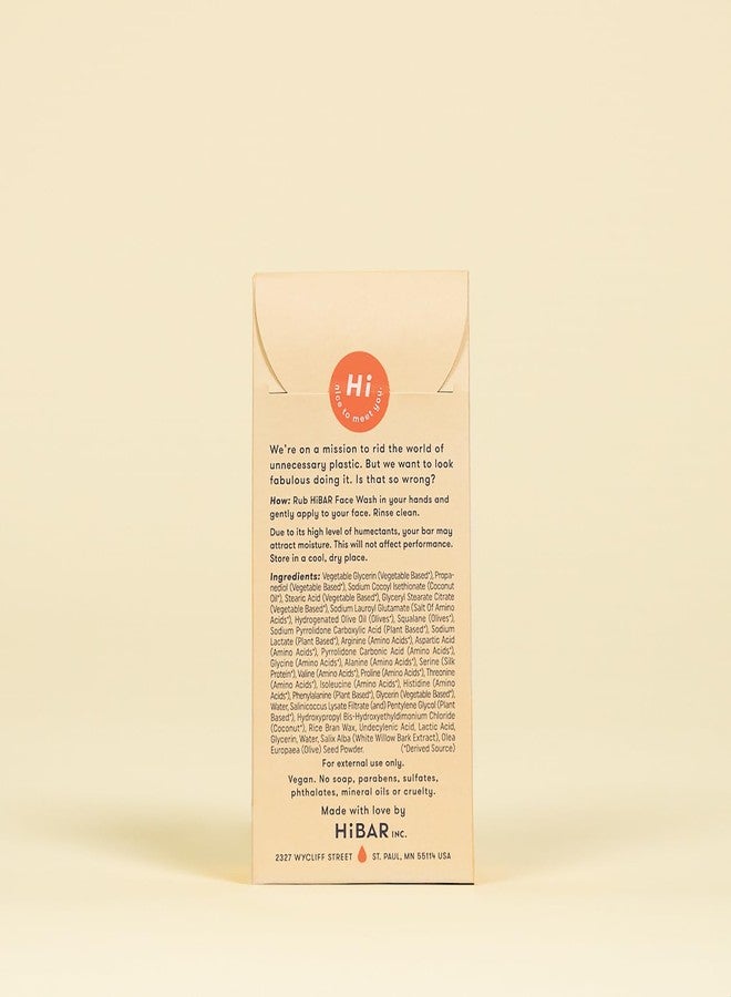 HIBAR - Renew Face Wash Bar - Solid Face Wash - With 12 Unique Amino Acids - Safe For Daily Use & Sensitive Skin - Plastic, Paraben & Soap-Free - Vegan - 1 Bar - Image 5