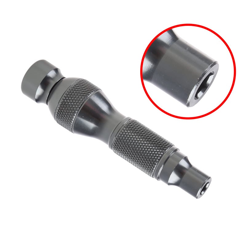 CATSELURRY Upgraded 6.35mm Magnetic Bits Holder Aluminum Alloy Handle Fitting for Shank 1/4" Bit Mini Screwdriver Bits Holding Bar - Image 2