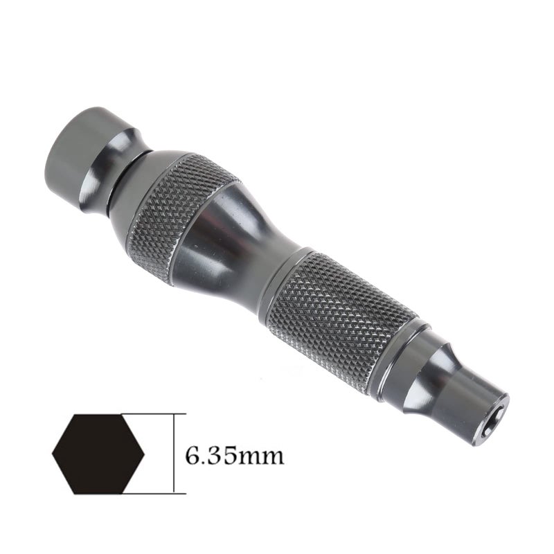 CATSELURRY Upgraded 6.35mm Magnetic Bits Holder Aluminum Alloy Handle Fitting for Shank 1/4" Bit Mini Screwdriver Bits Holding Bar - Image 4