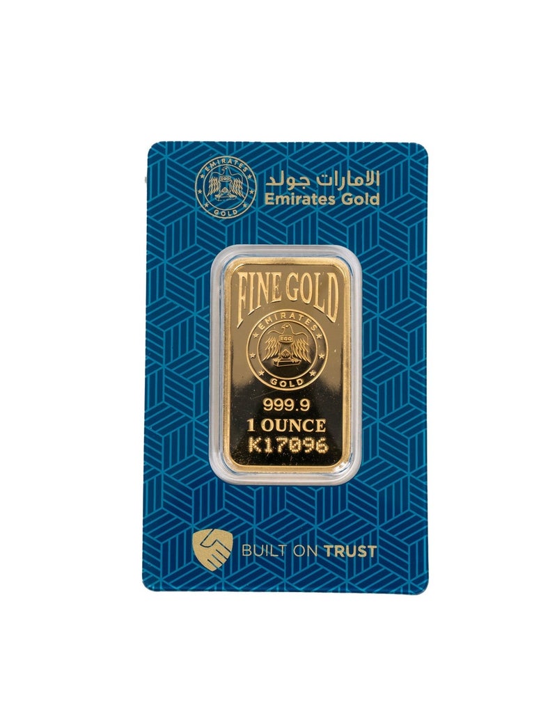 Emirates Gold سبائك الذهب الإماراتية 1 أونصة - سبيكة معتمدة - Image 2