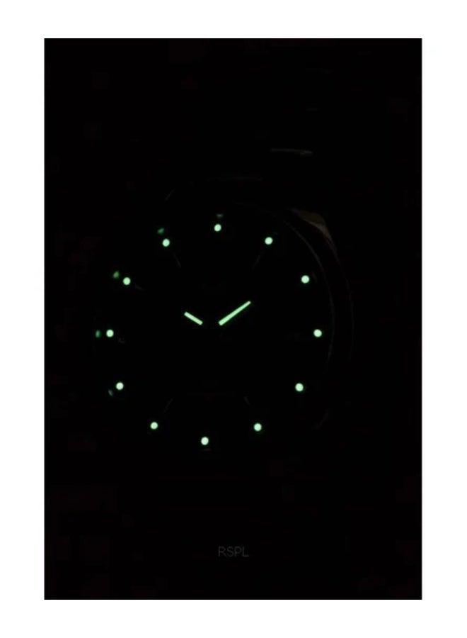 Seiko 5 Automatic Men's Watch, Black Dial, Stainless Steel Bracelet SNK623K1 - Image 4