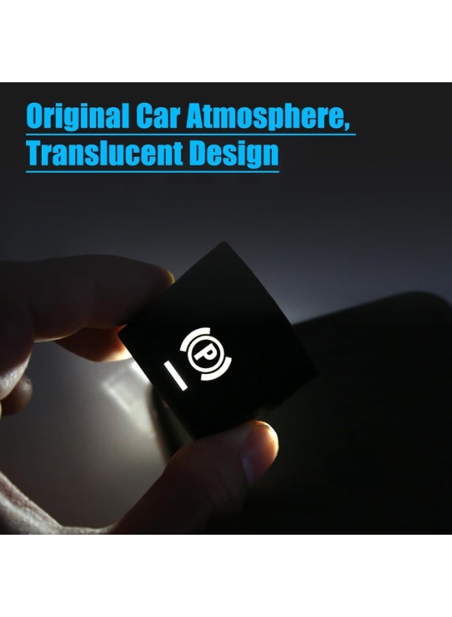 Peachjoy Compatible for Parking Brake Button BMW 5‘ F10/6’ F12/7' F01/X3 F25/X4 F26/X5 F15/X6 F16 2015 2016 2017 2018 2019 Accessories, Parking Switch Button Cover E-Brake P Button Replacement - Image 5