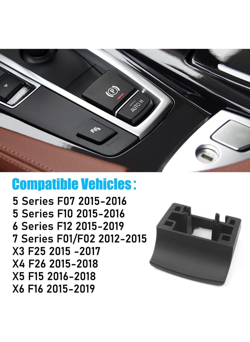 Peachjoy Compatible for Parking Brake Button BMW 5‘ F10/6’ F12/7' F01/X3 F25/X4 F26/X5 F15/X6 F16 2015 2016 2017 2018 2019 Accessories, Parking Switch Button Cover E-Brake P Button Replacement - Image 4