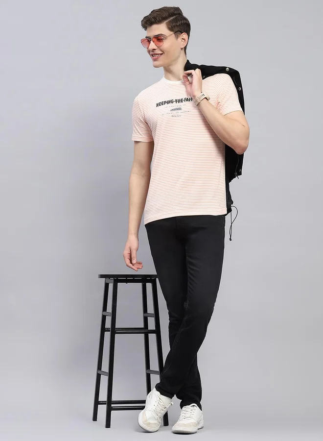 Monte Carlo Monte Carlo Slogan Printed Round Neck Regular Fit T-shirt