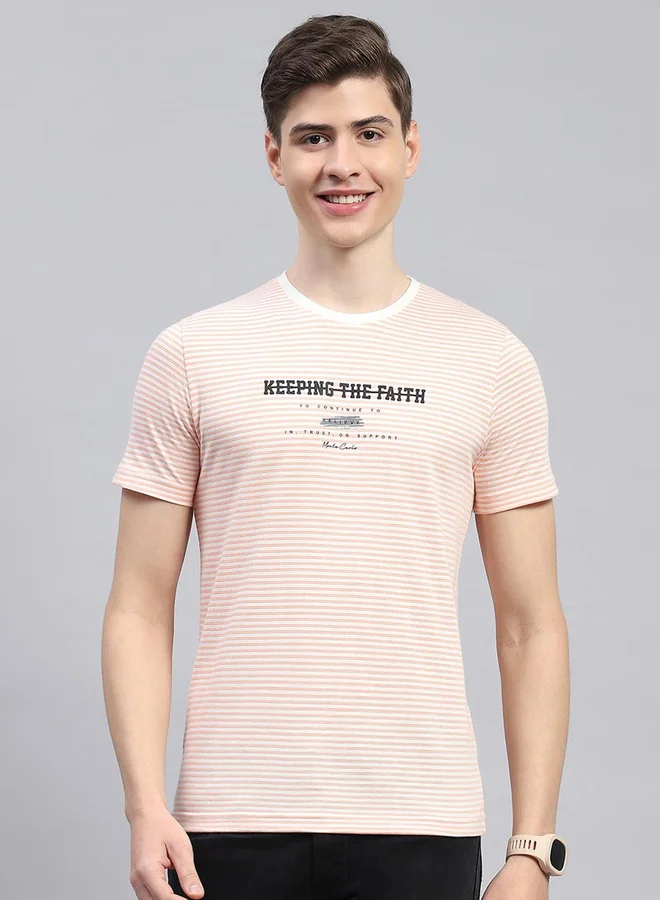 Monte Carlo Monte Carlo Slogan Printed Round Neck Regular Fit T-shirt