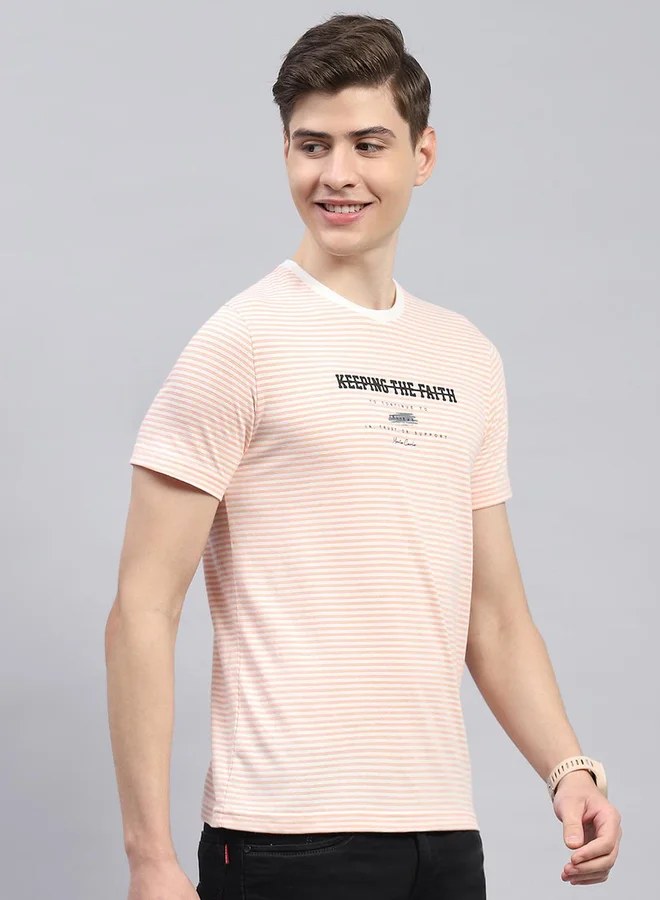 Monte Carlo Monte Carlo Slogan Printed Round Neck Regular Fit T-shirt