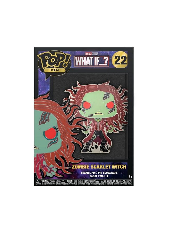 Funko Pop! Pin: Marvel What If…? Zombie Scarlet Witch With Chase (Styles May Vary) - Image 4