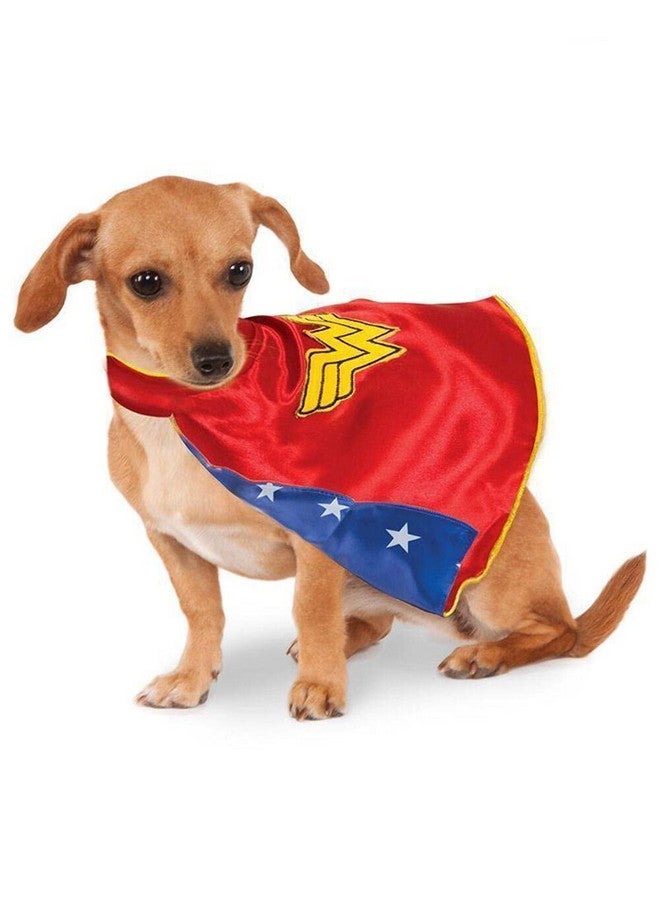 روبيز عباءة روبيز دي سي كوميكس وندر وومن للحيوانات الأليفة، مقاس صغير جدًا للحفلات ذات الطابع الخاص واحتفالات الهالوين - Image 1