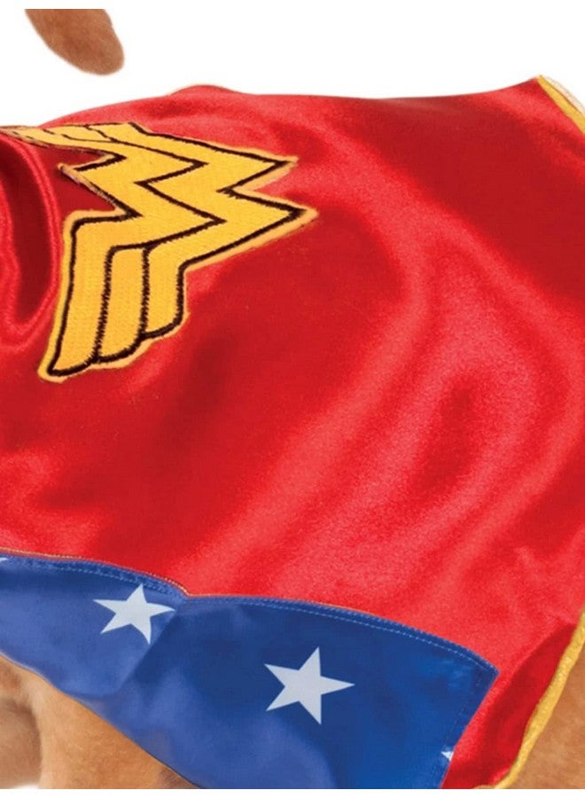 روبيز عباءة روبيز دي سي كوميكس وندر وومن للحيوانات الأليفة، مقاس صغير جدًا للحفلات ذات الطابع الخاص واحتفالات الهالوين - Image 2