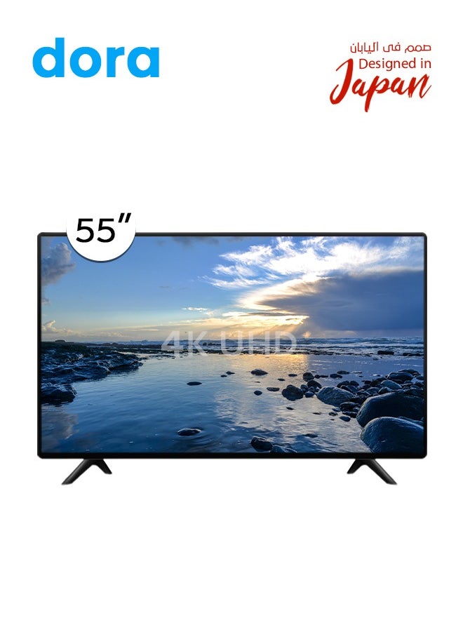 شاشة سمارت - يو اتش دي - بدقة 4K - مقاس 55 بوصة - اندرويد - تقنية دوبلي الصوتية - 55DYAC30