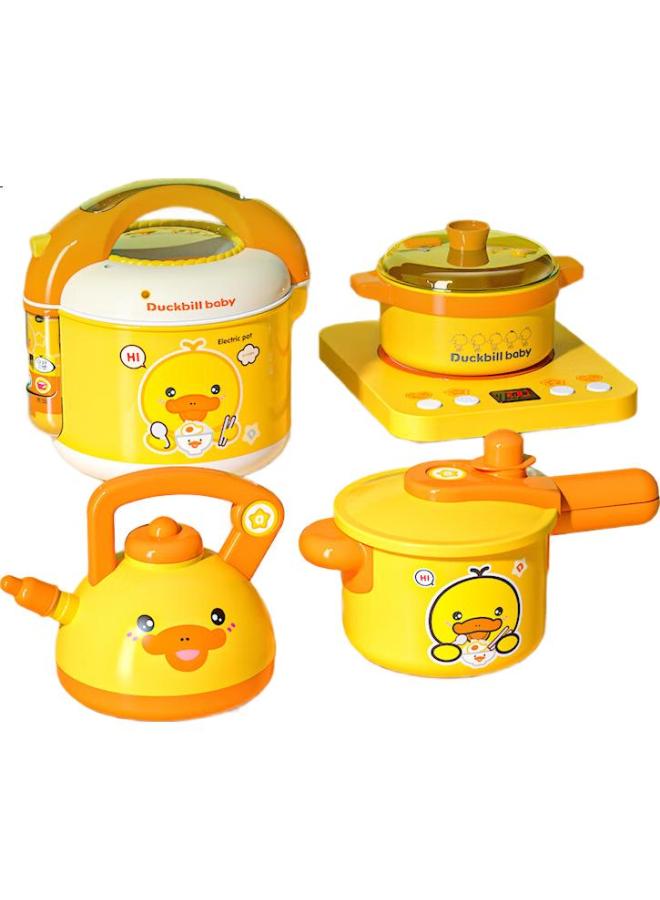 Xst Baby Realistic Spray Rice Cooker Set, Girl'S Toy Kitchen, Children'S Cooking And Cooking, Birthday Gift - Image 2